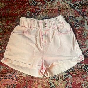 Zara Light Pink High Waist Women's Shorts